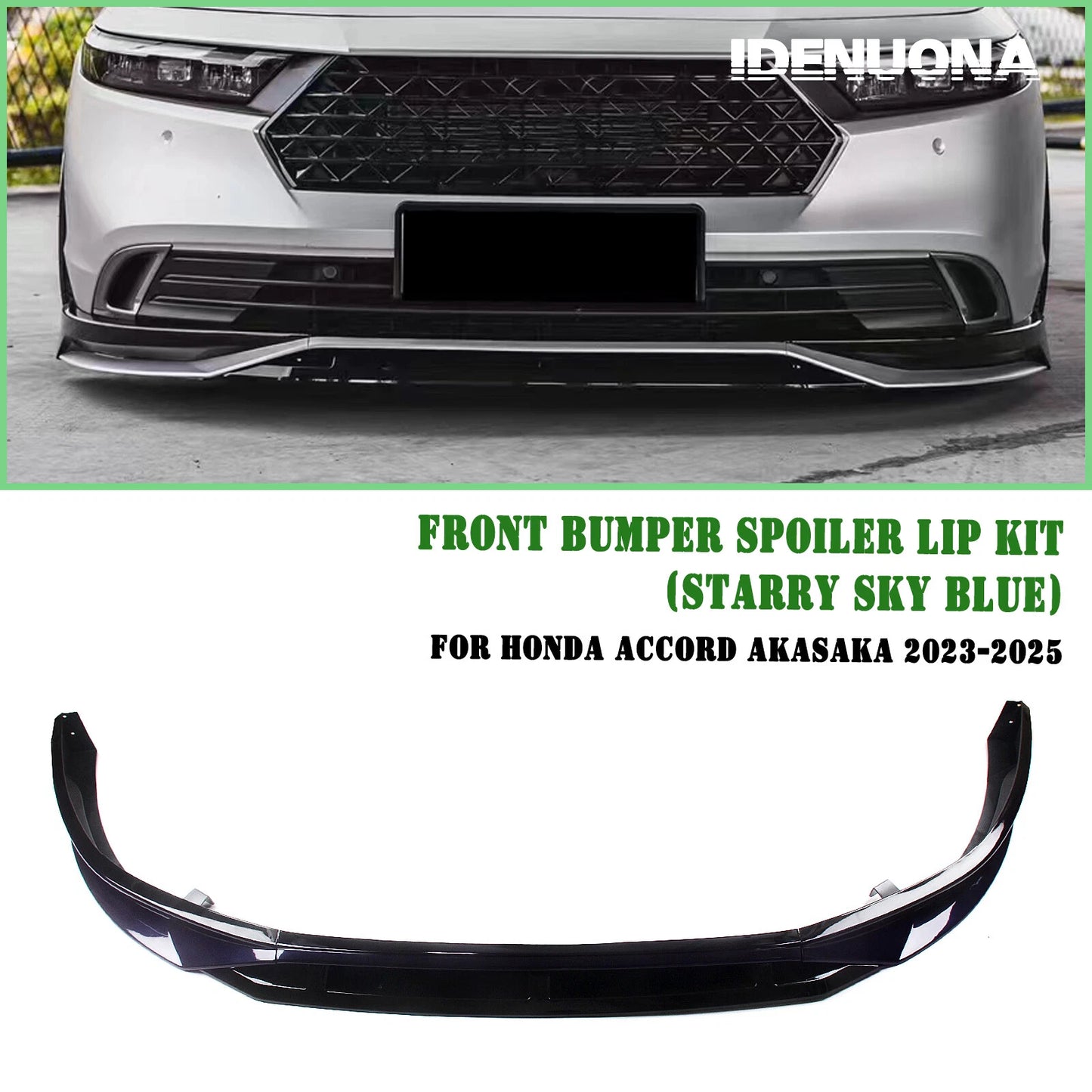 Front Bumper Spoiler Lip Splitter for Honda Accord (2023-2025)