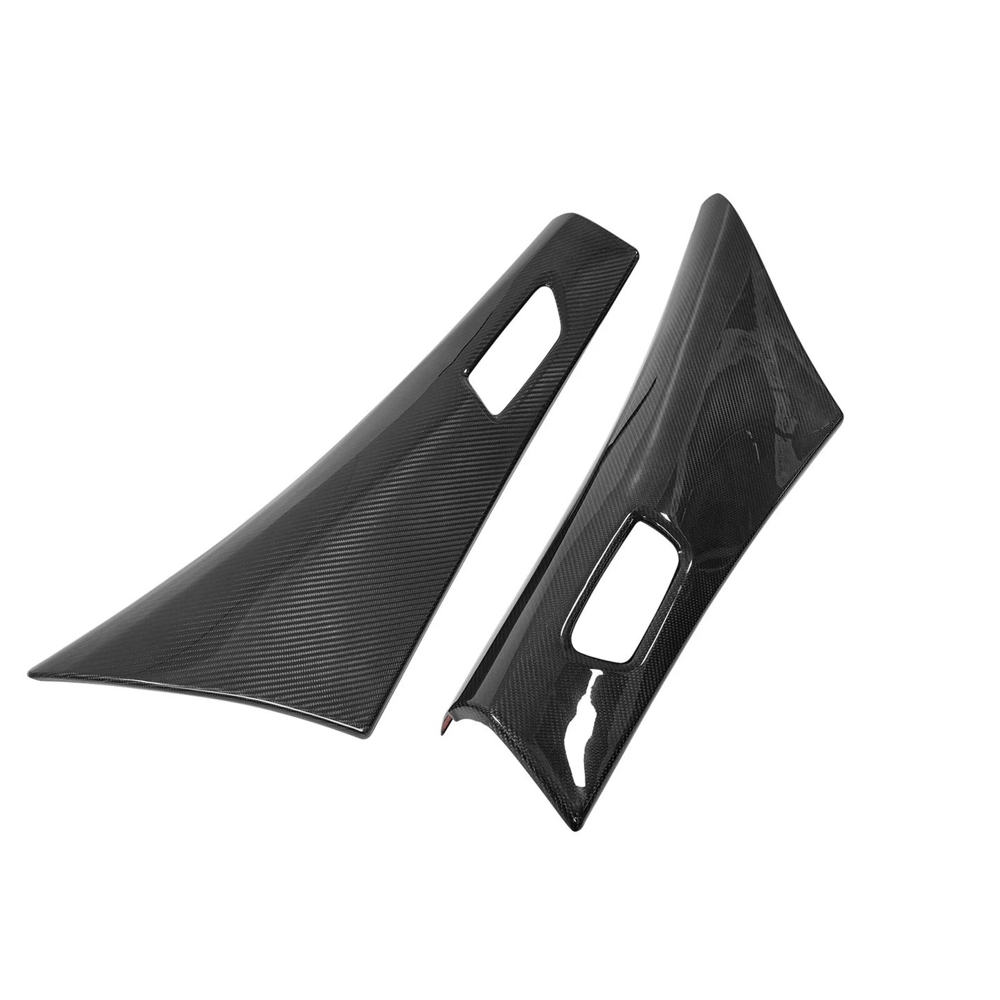 2 x Inner Rear Door Panel Covers for Toyota GR Corolla (2023-2025) Dry Carbon Fiber