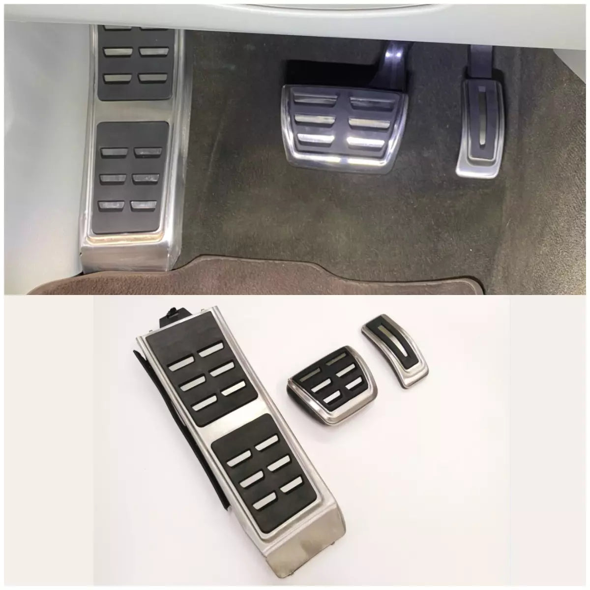 Anti-Slip Footrest Brake Gas Fuel AT Pedal for Porsche Macan (2014-2018) 3 x pcs