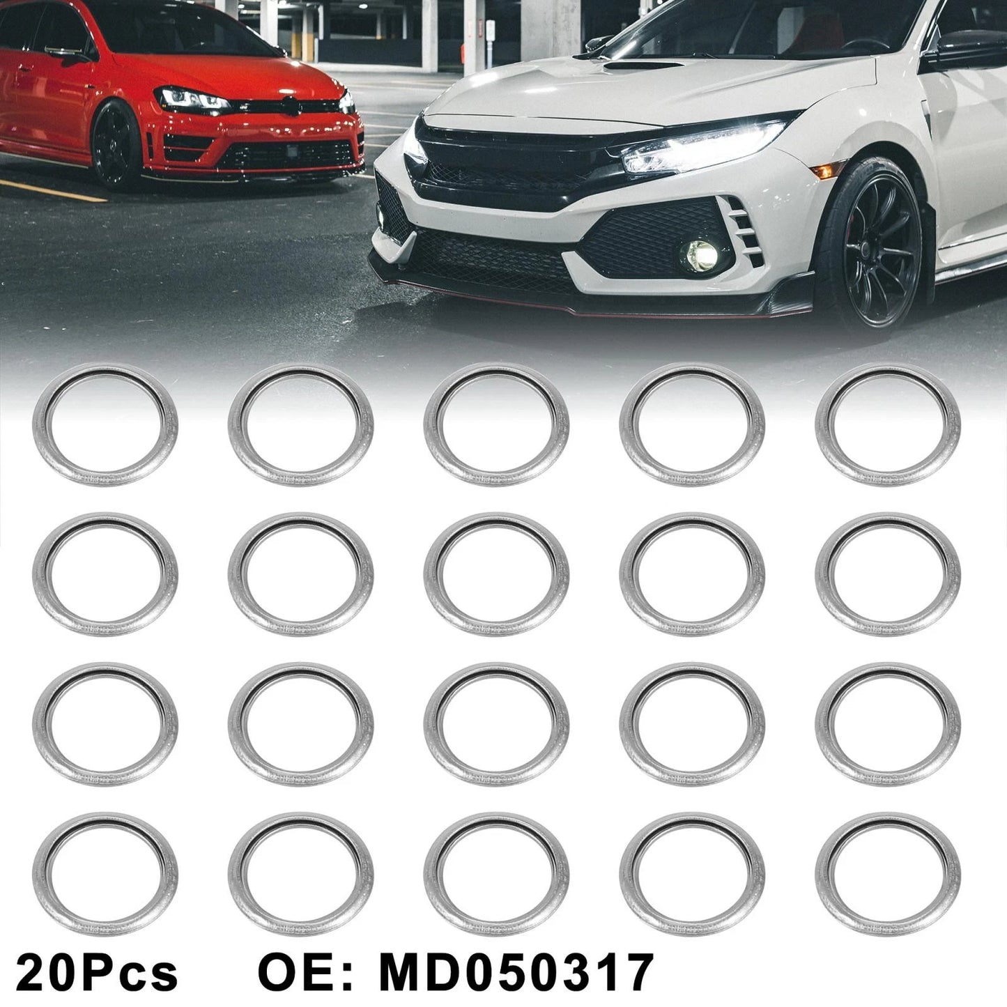 20 x M14 Oil Drain Plug Gaskets for Mitsubishi Lancer Outlander Eclipse