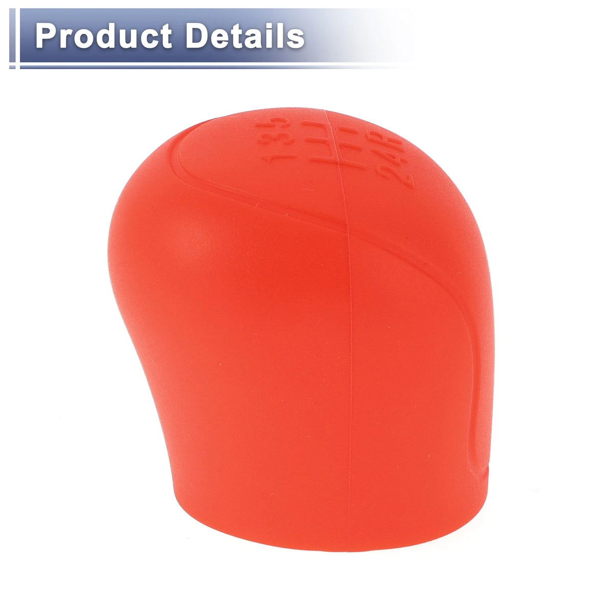 Red Silicone 5-Gear Manual Gear Shift Knob Cover for Ford C-Max (07-21)