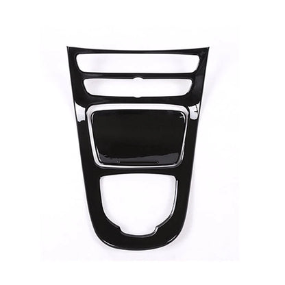 Piano Black Console Gear Shift Cover Trim Fit for Benz E-Class W213 2016-2018