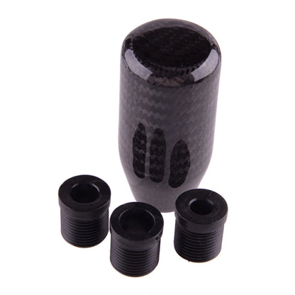 Universal Carbon Fiber Manual Gear Shift Knob for Car M8 M10 M12
