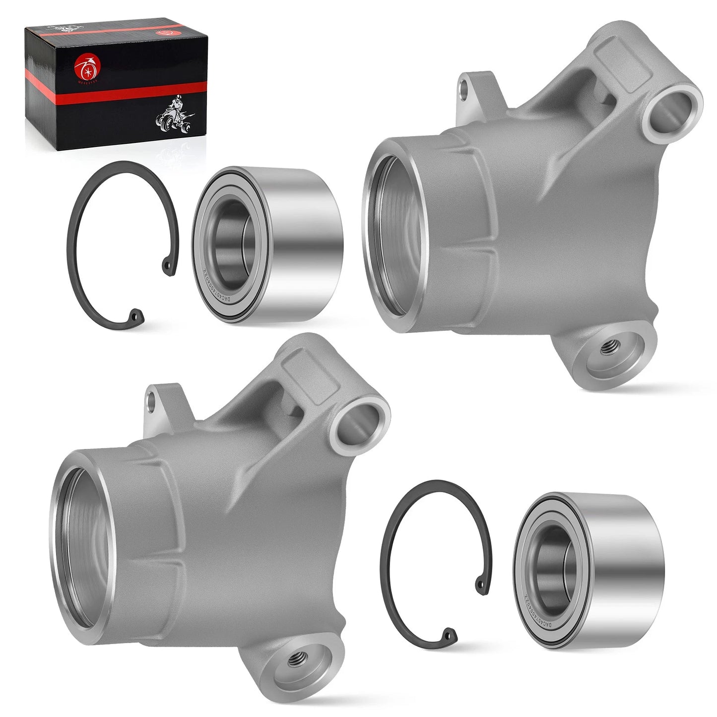 2 x Rear Wheel Bearing Carrier for Polaris Sportsman 500 HO (2008–2013)