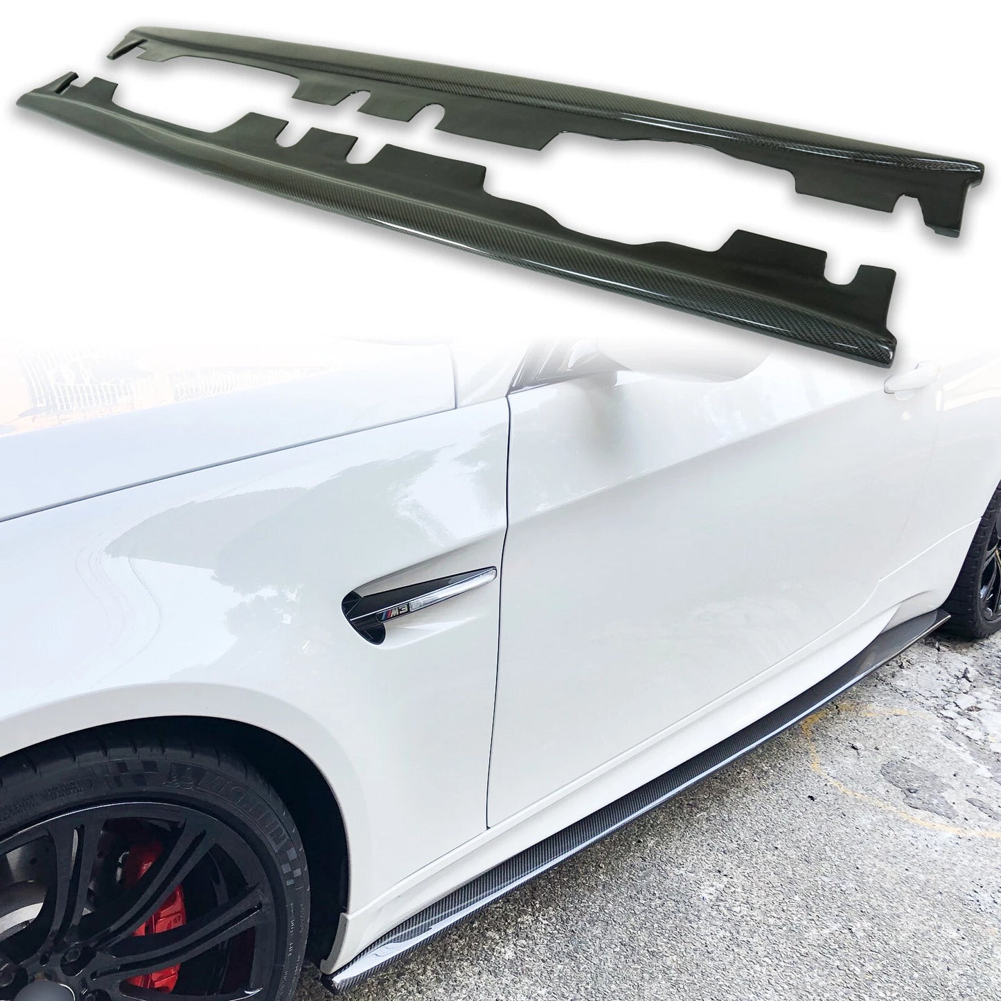 Side Skirt Extensions for BMW 3 Series E92 E93 M3 (2007-2014)