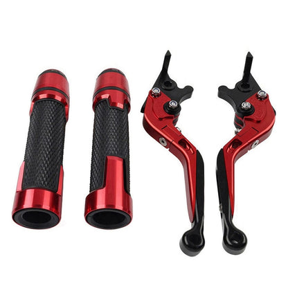 CNC Brake Clutch Levers & Handlebar Grips Set for Thruxton R/Street Cup (2016-2023)