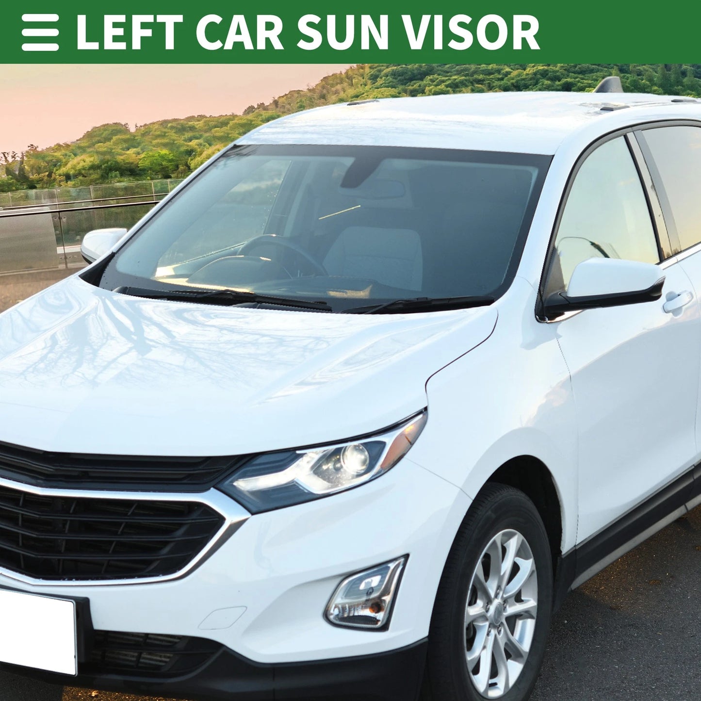 Left Sun Visor with Mirror for Chevrolet Cruze (2011-2016)