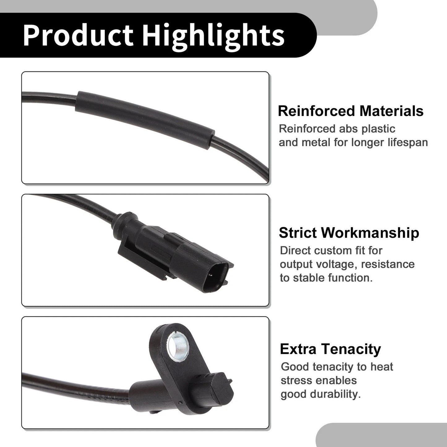 ABS Sensor for Ford Transit 150 250 350 Front Left or Right (2015-2019)