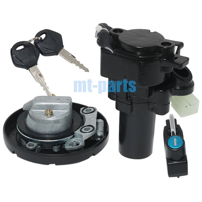 Ignition Key Switch & Fuel Tank Cap Lock Set for Kawasaki KLX125 D-Tracker (2010-14)