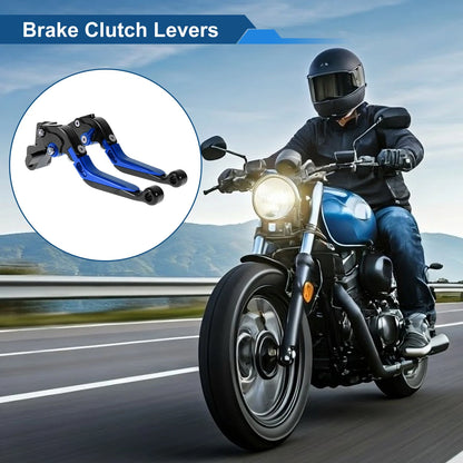 Adjustable Short Long Brake Clutch Levers for Kawasaki ER-5 (2004–2005)