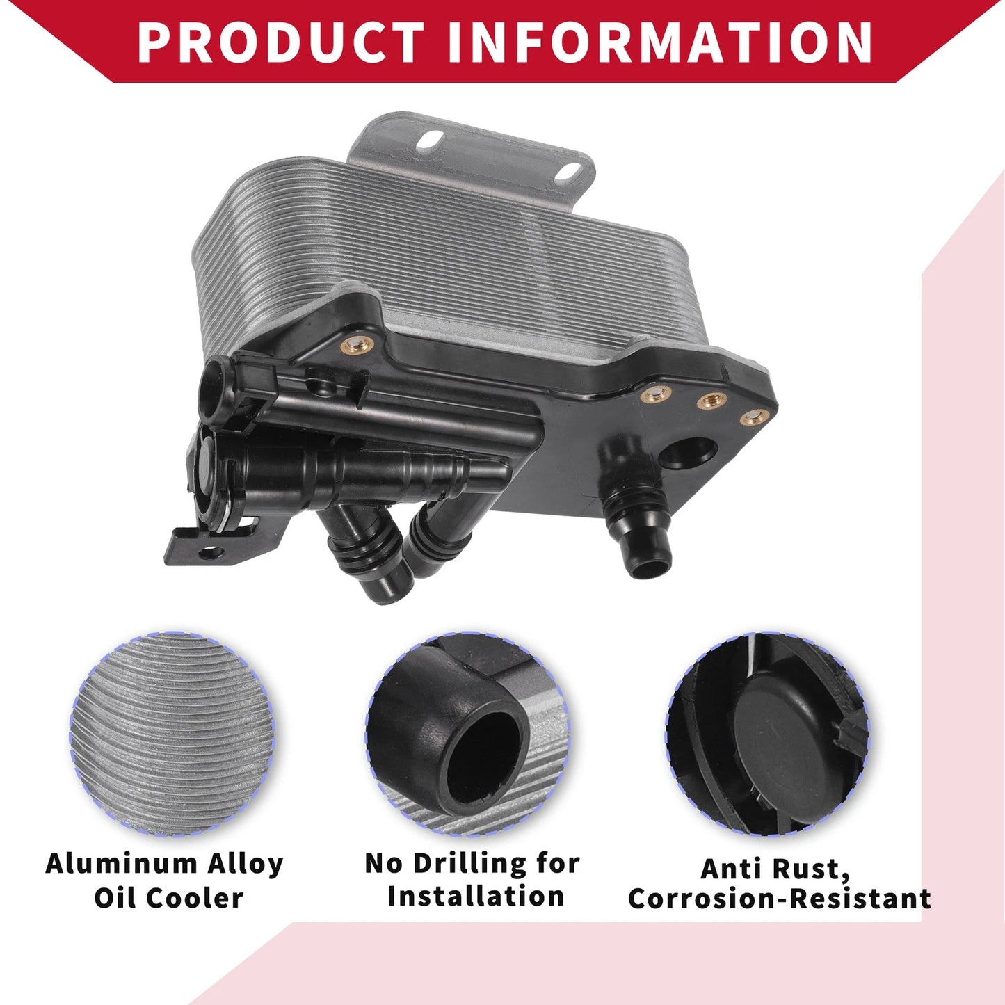 Engine Oil Cooler Filter Housing for BMW 528i Oil Cooler