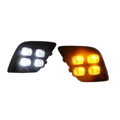Daytime Running Lights Driving Fog Lamps for Toyota Hilux (2015–2017)