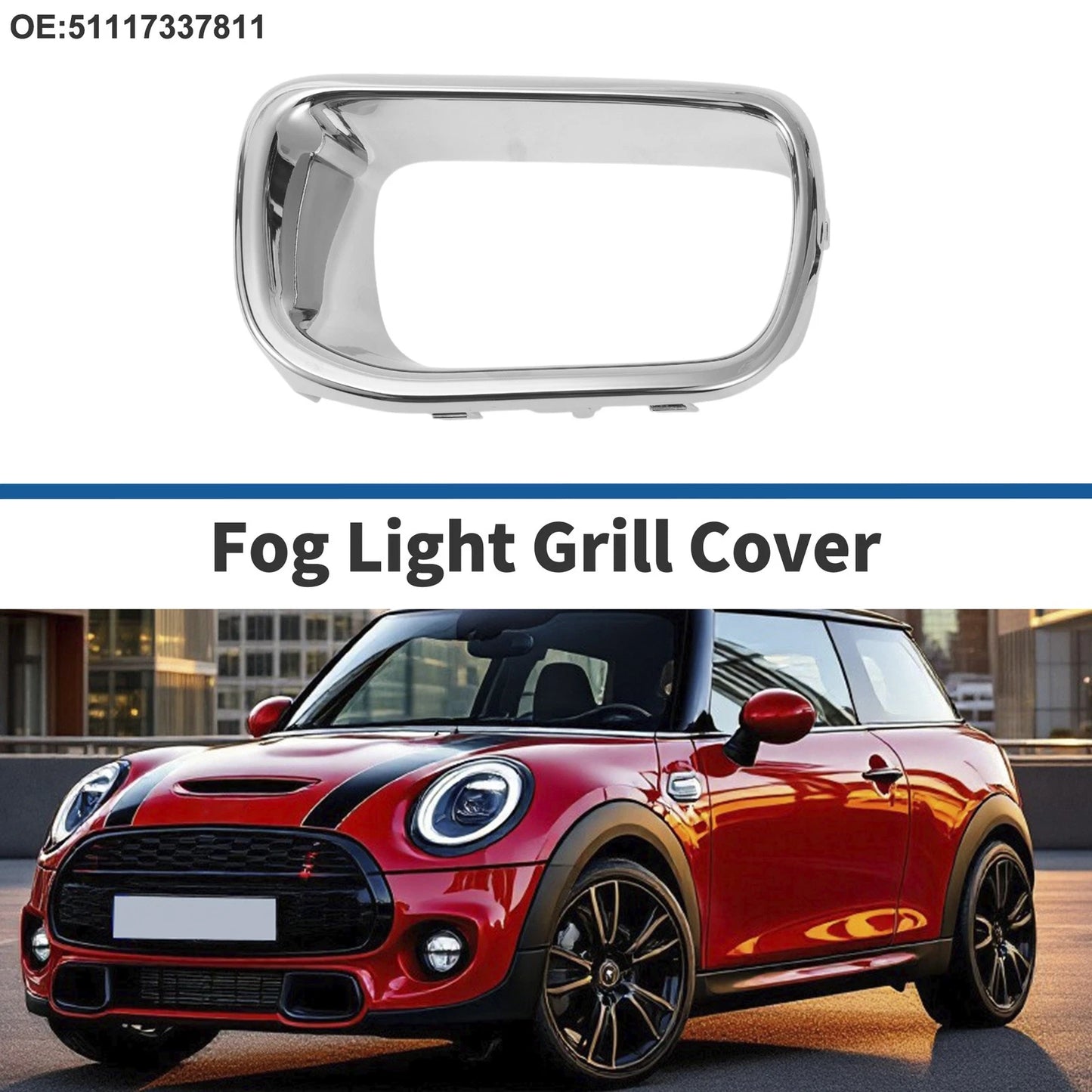 Front Left Fog Light Grill for Mini F55 (2014-2024)
