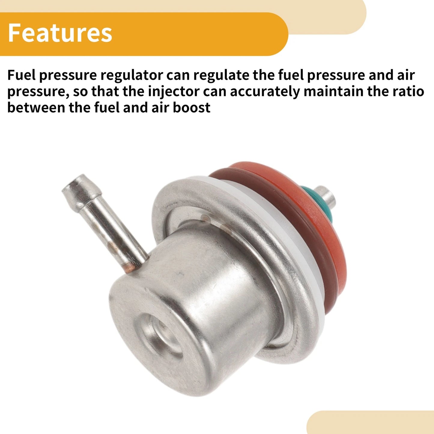 Fuel Pressure Regulator 20-70 Psi for Chevrolet Avalanche 1500 (2002 - 2003)