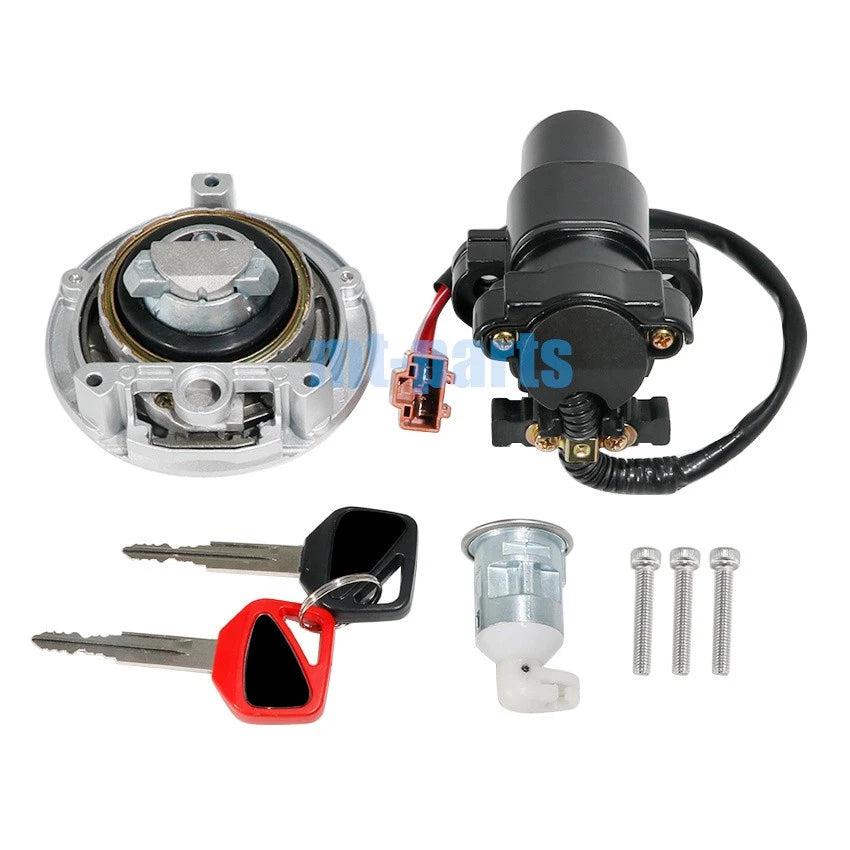 Ignition Key Switch Fuel Cap Seat Lock Set for Honda CB650RA (2011-2013)