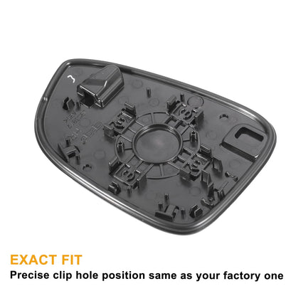 Left Right White Mirror Glass w/ Back Non-heated for Honda Accord (2018-2022)