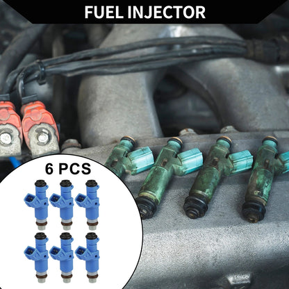 Blue 6 x 3.0L Fuel Injectors for Honda Accord (2003-2007)