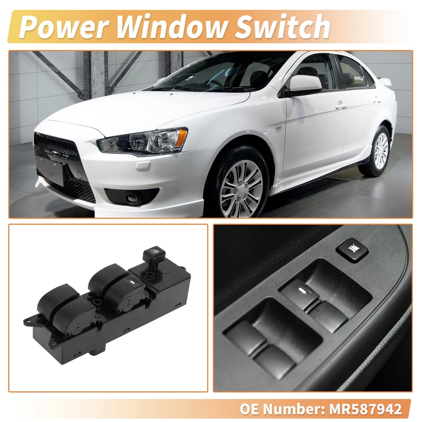 Power Window Switch for Mitsubishi Lancer (2008-2017)