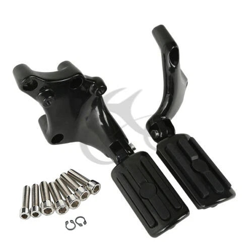 Black Rear Footpeg Mount Bracket for Harley Sportster (2014-2022)