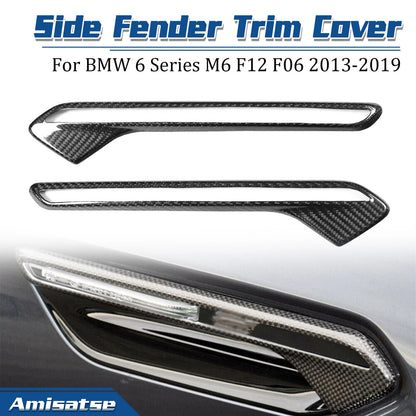 Carbon Fiber Side Fender Vent Trim for BMW M6 F12 F13 (2013-UP)