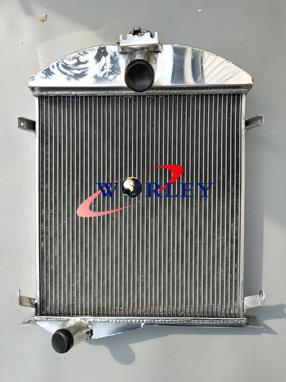 Aluminum Radiator & Fan for Ford Model A 3.3L (1928-1929)