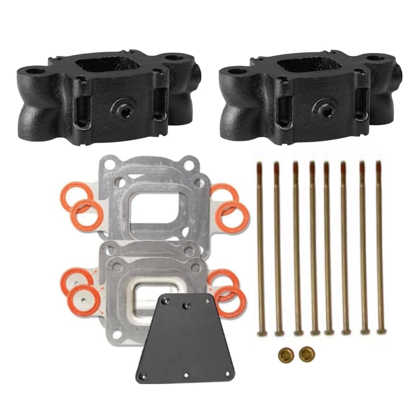 Dry Joint Exhaust Riser Spacer Kit 3" for Mercruiser V6/V8