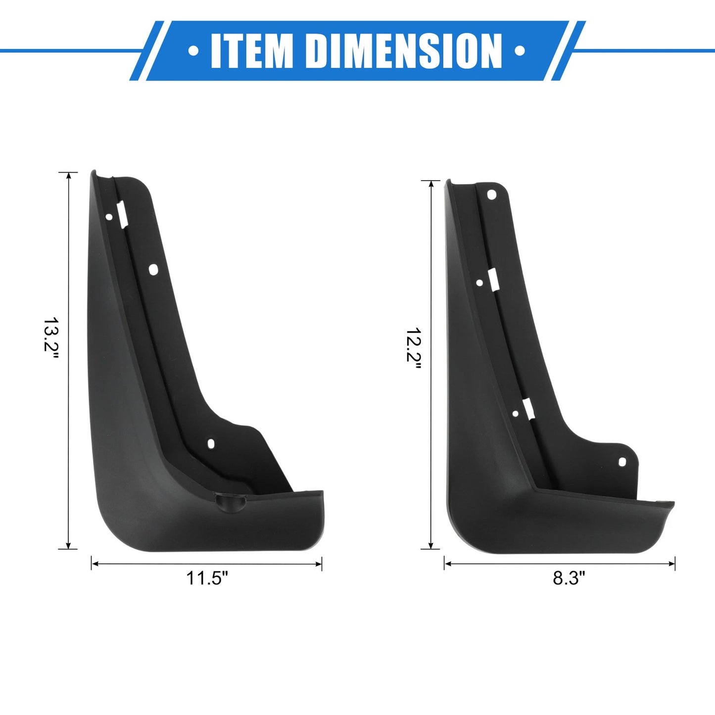 Mud Flaps Front & Rear for Chevrolet Equinox (2025)