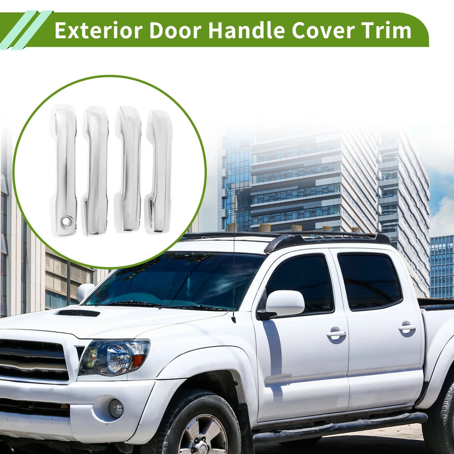 Exterior Door Handle Cover Trim for Toyota Tacoma (2024-2025) 1 Set