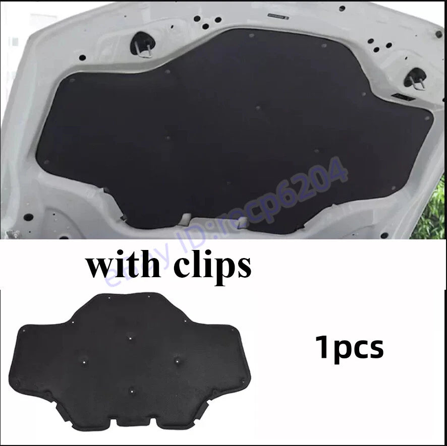 Hood Engine Sound Insulation Pad Heat Shield for BMW X3 (2018–2024)