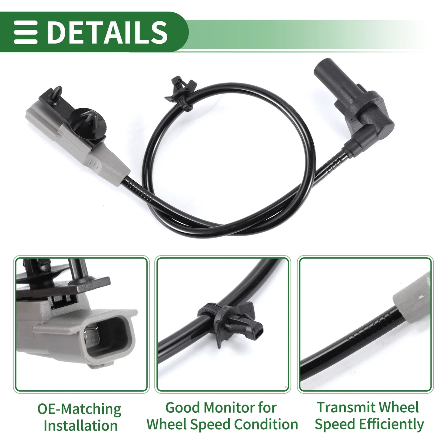 ABS Wheel Speed Sensor for Infiniti Q70 Rear Right