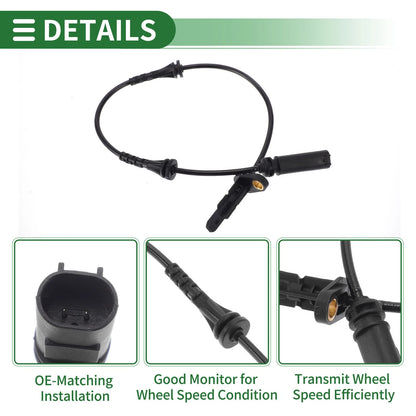 ABS Wheel Speed Sensor for BMW 330e (2016-2023) 1 x Left/Right Rear