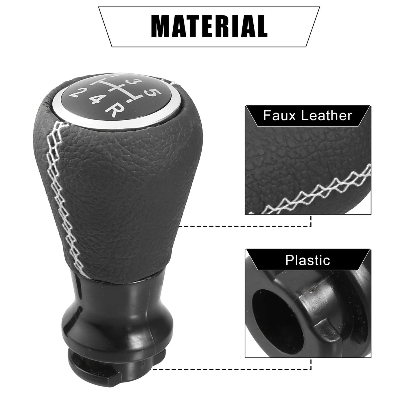 5 Speed Gear Shift Knob for Peugeot 106 107 205 (1991-2014)