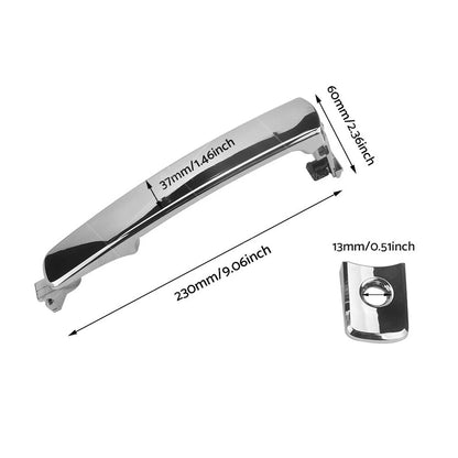 Chrome Front Right Outer Door Handle for Nissan X-Trail T31 (2007-2013)