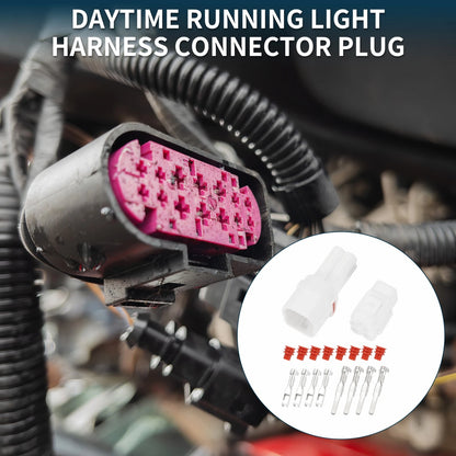 4-Pin Daytime Running Light Harness Connector Plug for Yamaha