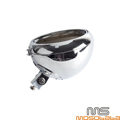 7'' Motorcycle Headlight Chrome Housing for Harley Softail (1986-2014)