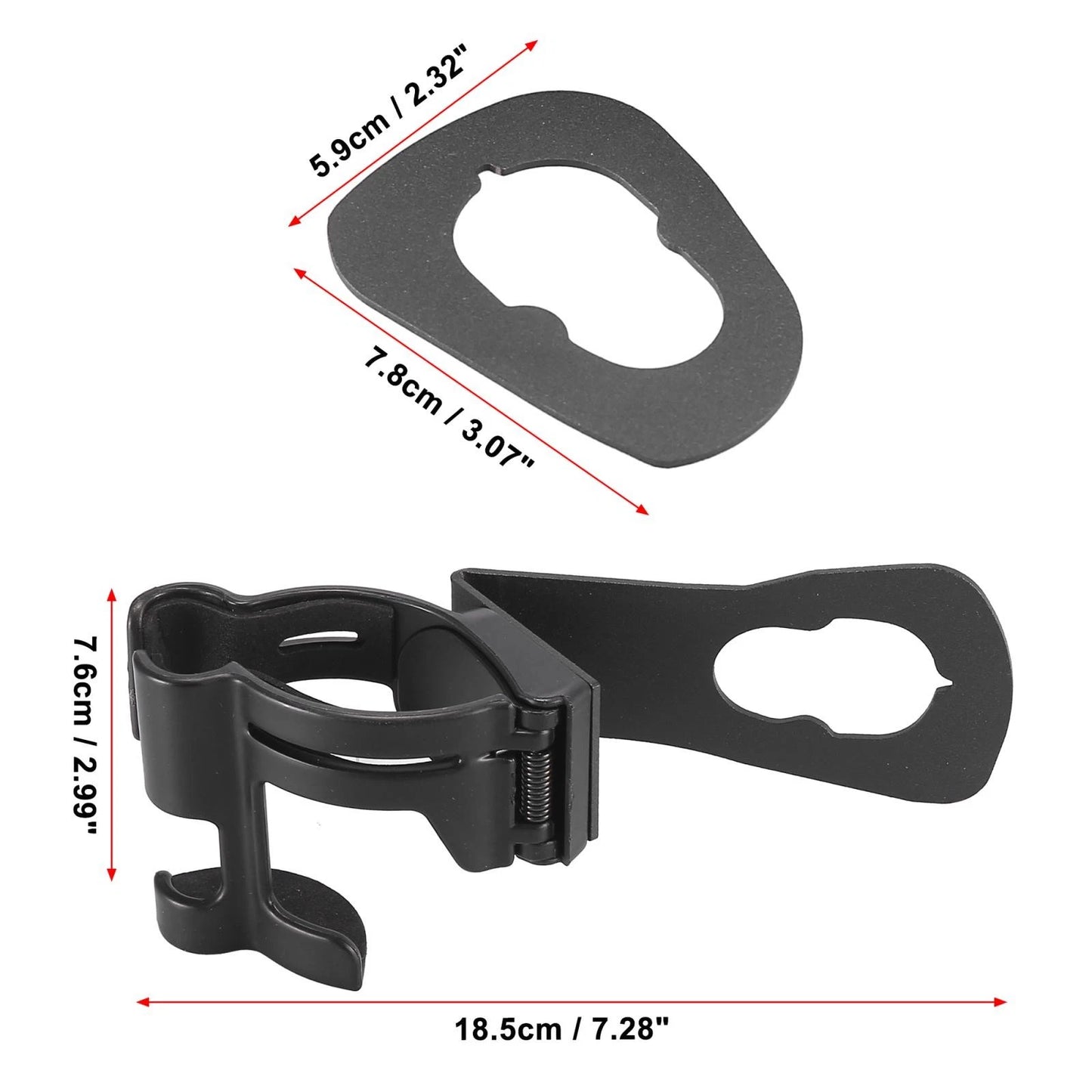 Cell Phone Mount Holder Drink Cup Bracket for Jeep Wrangler JK JKU (2012-2018)