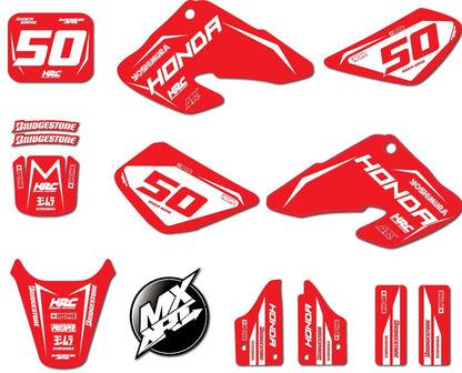 Shogun Style Sticker Kit Decals for Honda XR 50