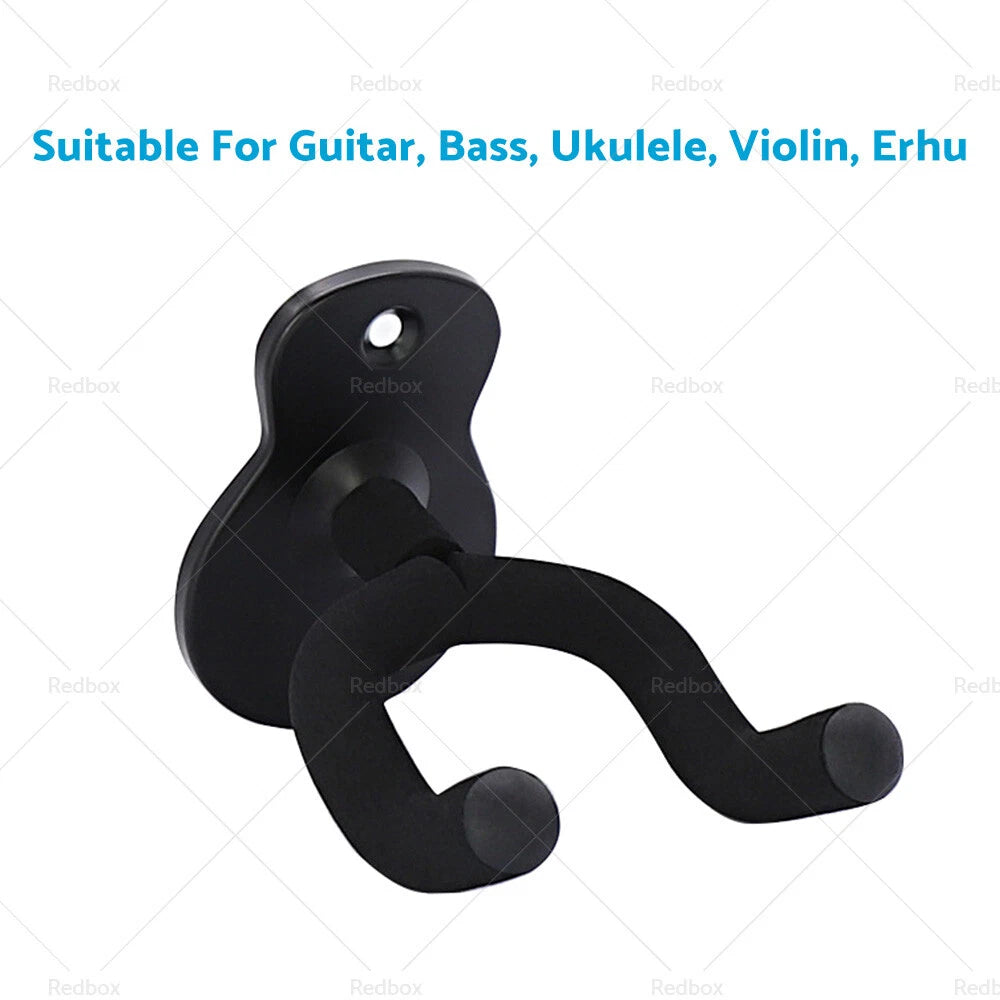 Guitar Wall Mount Holder Hook Rack Bracket Padded Display for Instruments