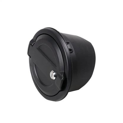 Black Locking Gas Tank Cap Cover for Jeep Wrangler JL (2018-2023)