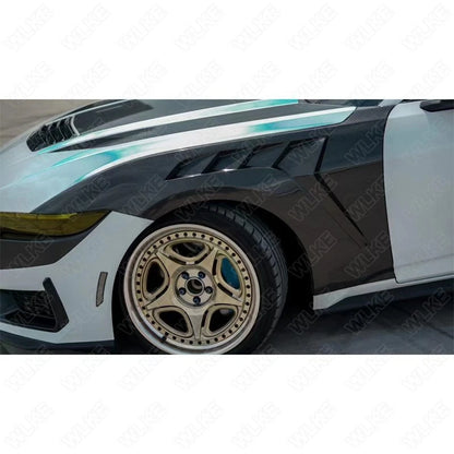 Carbon Fiber Front Fenders Accessories fit for Ford Mustang 2024-2025