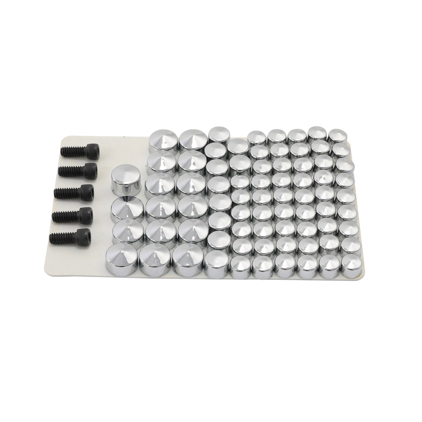 Chrome Bolt Topper Caps for Harley Davidson Electra Glide 2007-2013