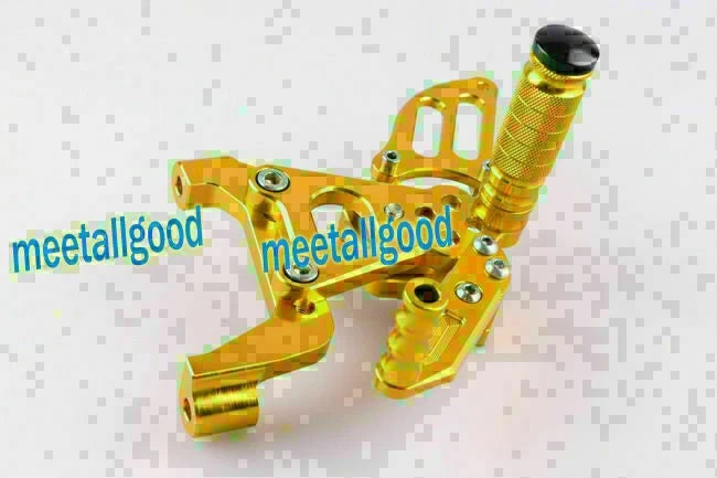 Adjustable Footpegs for DUCATI 1199 Motorcycle Rearset Gold (2012-2014)