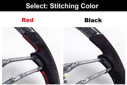 Silver Carbon Steering Wheel for BMW F20 F21 F22 F23 F30 F31 F34 F35 (2012-2020)