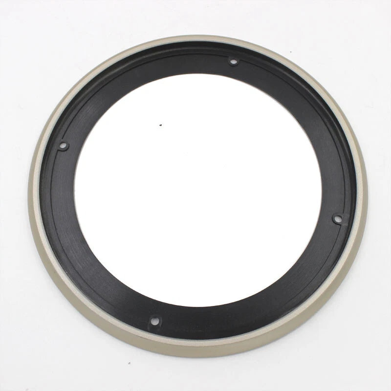 2x 5.5" Gold Frame Mount Speaker Cover Shell Mask Grille Decorative Circle