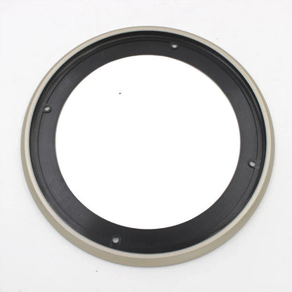 2x 5.5" Gold Frame Mount Speaker Cover Shell Mask Grille Decorative Circle