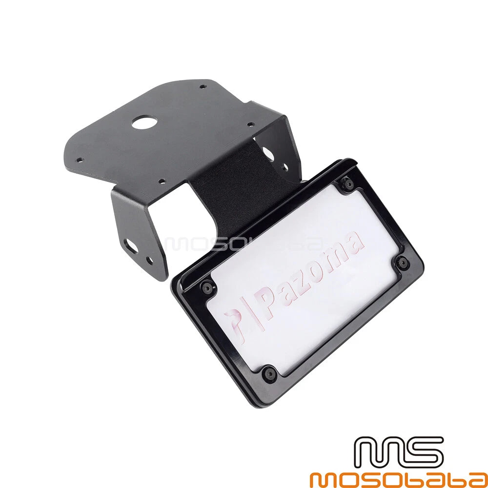 4"x7" License Plate Bracket w/LED Light for Pan America RA1250S RA1250 (21-23)