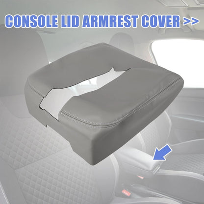 Center Console Lid Armrest Cover Protector for Chevrolet Tahoe Gray (2007 - 2014)