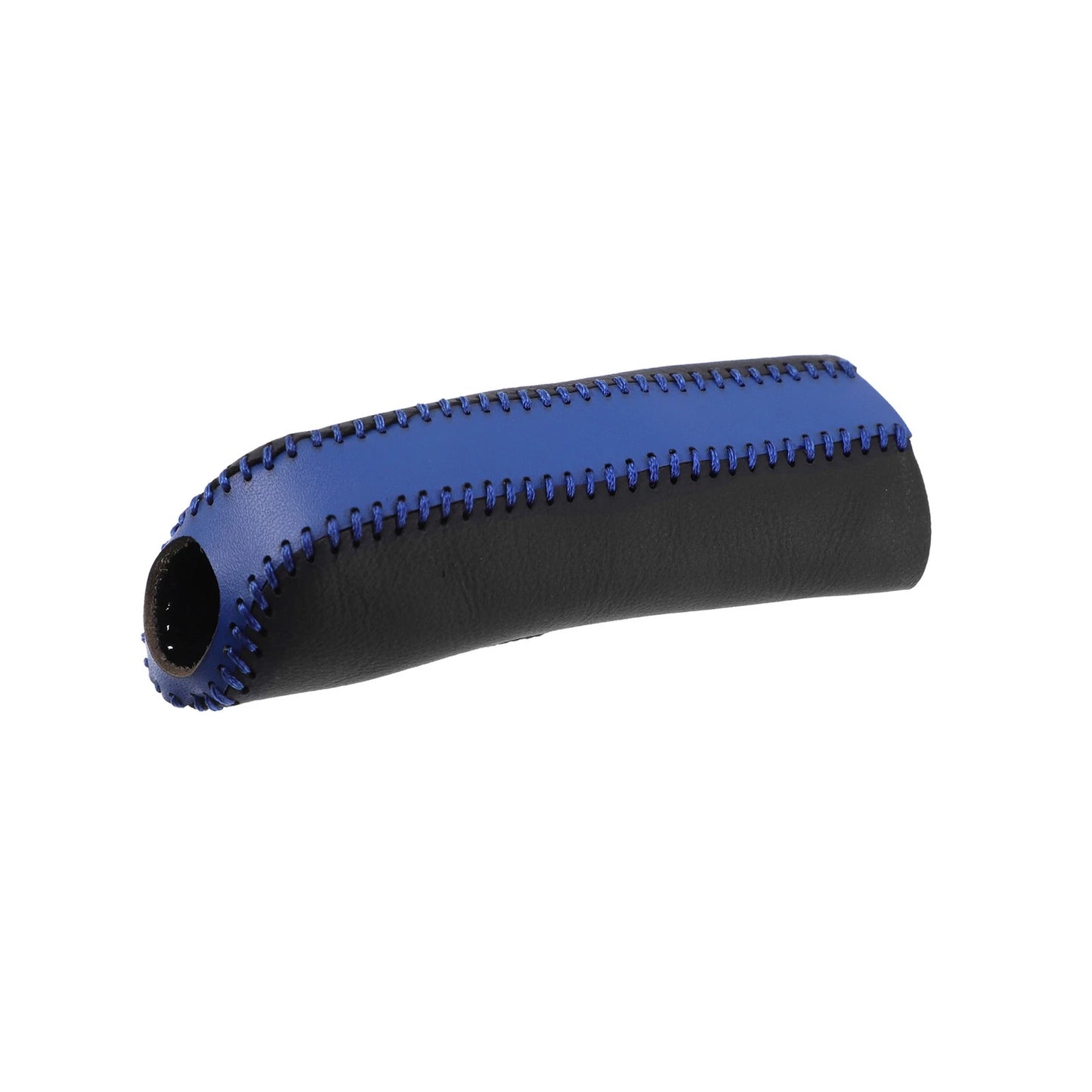 Faux Leather Handbrake Cover for Ford - Black Blue (Compatible with Various Years)