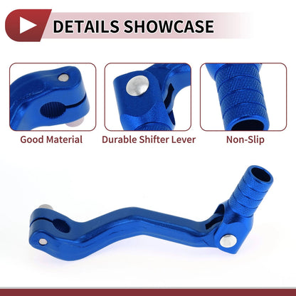 Shifter Lever Folding Motorcycle for Kayo T2 Blue