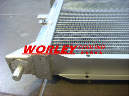 50MM Radiator & RED Hoses for Ford BA BF Falcon XR8 5.4L (2002-2008)